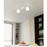 EMIBIG OPUS 2 WH OPAL Fehér Beltéri Mennyezeti lámpa E14 IP20 EB-1392-2