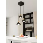 EMIBIG SECO 3 BL PREM Fekete Beltéri Mennyezeti lámpa E27 IP20 EB-1393-3PREM