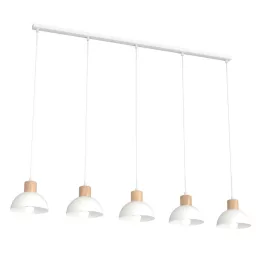   EMIBIG SECO 5 WH Fehér Beltéri Mennyezeti lámpa E27 IP20 EB-1394-5