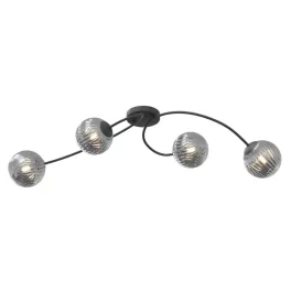   EMIBIG VIBRA 4 BL GRAFIT Fekete Beltéri Mennyezeti lámpa E14 IP20 EB-1399-4