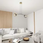 EMIBIG SKIVA 2 BL Fekete Beltéri Függőlámpa E27 IP20 EB-1409-2