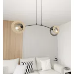 EMIBIG SKIVA 2 BL Fekete Beltéri Függőlámpa E27 IP20 EB-1409-2