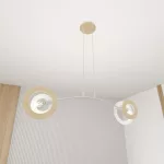 EMIBIG SKIVA 2 WH Fehér Beltéri Függőlámpa E27 IP20 EB-1410-2