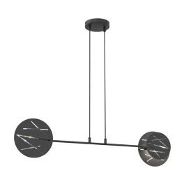  EMIBIG XOTIC 2 BL Fekete Beltéri Függőlámpa E27 IP20 EB-1411-2
