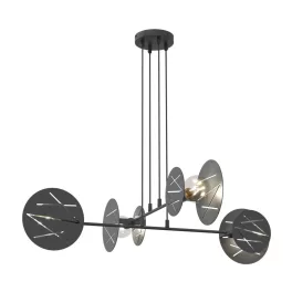   EMIBIG XOTIC 4 BL Fekete Beltéri Függőlámpa E27 IP20 EB-1411-4