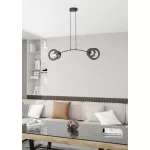 EMIBIG EUFORIA 2 BL Fekete Beltéri Függőlámpa E27 IP20 EB-1413-2