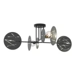 EMIBIG FRICK 4 BL Fekete Beltéri Mennyezeti lámpa E27 IP20 EB-1415-4