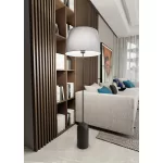 EMIBIG PEARL LP1 GRAY Fekete Beltéri Állólámpa E27 IP20 EB-1420-LP1