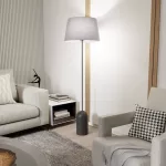 EMIBIG PEARL LP1 GRAY Fekete Beltéri Állólámpa E27 IP20 EB-1420-LP1