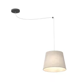   EMIBIG ASCOT 1 BEIGE Fekete Beltéri Függőlámpa E27 IP20 EB-1423-1