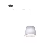 EMIBIG ASCOT 1 GRAY Fekete Beltéri Függőlámpa E27 IP20 EB-1424-1