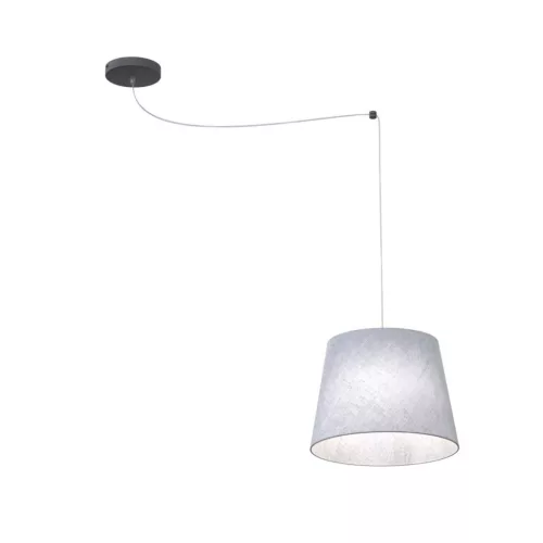 EMIBIG ASCOT 1 GRAY Fekete Beltéri Függőlámpa E27 IP20 EB-1424-1
