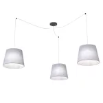 EMIBIG ASCOT 3 GRAY Fekete Beltéri Függőlámpa E27 IP20 EB-1424-3