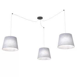   EMIBIG ASCOT 3 GRAY Fekete Beltéri Függőlámpa E27 IP20 EB-1424-3