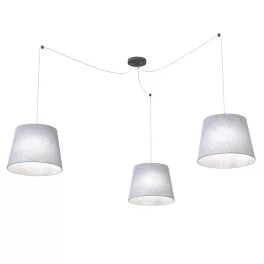   EMIBIG ASCOT 3 GRAY Fekete Beltéri Függőlámpa E27 IP20 EB-1424-3