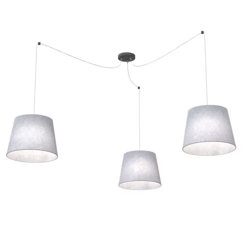 EMIBIG ASCOT 3 GRAY Fekete Beltéri Függőlámpa E27 IP20 EB-1424-3