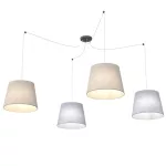 EMIBIG ASCOT 4 MIX Fekete Beltéri Függőlámpa E27 IP20 EB-1425-4