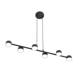   EMIBIG MEGARA 6 BL Fekete Beltéri Függőlámpa GX53 IP20 EB-1439-6