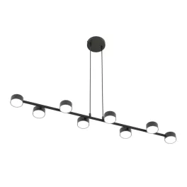   EMIBIG MEGARA 8 BL Fekete Beltéri Függőlámpa GX53 IP20 EB-1439-8