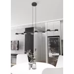 EMIBIG MEGARA 8 BL Fekete Beltéri Függőlámpa GX53 IP20 EB-1439-8