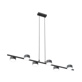   EMIBIG SORA 6 BL Fekete Beltéri Függőlámpa GX53 IP20 EB-1440-6