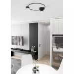 EMIBIG LUCIO 2 BL Fekete Beltéri Mennyezeti lámpa GX53 IP20 EB-1450-2