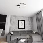 EMIBIG LUCIO 2 BL Fekete Beltéri Mennyezeti lámpa GX53 IP20 EB-1450-2