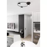 EMIBIG LUCIO 3 BL Fekete Beltéri Mennyezeti lámpa GX53 IP20 EB-1450-3
