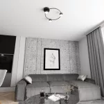 EMIBIG LUCIO 3 BL Fekete Beltéri Mennyezeti lámpa GX53 IP20 EB-1450-3