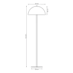EMIBIG MOGU LP1 WH Fehér Beltéri Állólámpa E27 IP20 EB-1459-LP1