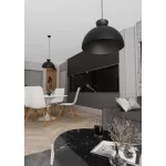 EMIBIG LUNARO 1L BL BLACK Fekete Beltéri Függőlámpa GX53 IP20 EB-1471-1L