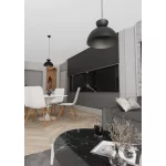 EMIBIG LUNARO 1S BL BLACK Fekete Beltéri Függőlámpa GX53 IP20 EB-1471-1S