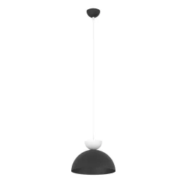  EMIBIG LUNARO 1S BL BLACK/WHITE Fekete Beltéri Függőlámpa GX53 IP20 EB-1472-1S