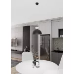 EMIBIG LUNARO 1S BL BLACK/WHITE Fekete Beltéri Függőlámpa GX53 IP20 EB-1472-1S
