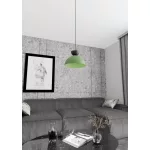 EMIBIG LUNARO 1S BL GREEN Fekete Beltéri Függőlámpa GX53 IP20 EB-1473-1S