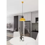 EMIBIG LUNARO 1S BL ORANGE Fekete Beltéri Függőlámpa GX53 IP20 EB-1474-1S