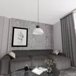 EMIBIG LUNARO 1S BL WHITE/BLACK Fehér Beltéri Függőlámpa GX53 IP20 EB-1475-1S