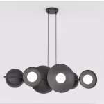 EMIBIG VOLUM 6 BLACK Fekete Beltéri Függőlámpa G9 IP20 EB-1482-6