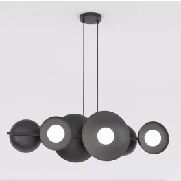   EMIBIG VOLUM 6 BLACK Fekete Beltéri Függőlámpa G9 IP20 EB-1482-6