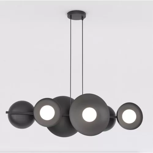 EMIBIG VOLUM 6 BLACK Fekete Beltéri Függőlámpa G9 IP20 EB-1482-6