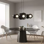 EMIBIG VOLUM 6 BLACK Fekete Beltéri Függőlámpa G9 IP20 EB-1482-6