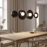 EMIBIG VOLUM 6 BLACK Fekete Beltéri Függőlámpa G9 IP20 EB-1482-6