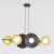 EMIBIG VOLUM 6 BL GOLD Fekete Beltéri Függőlámpa G9 IP20 EB-1483-6