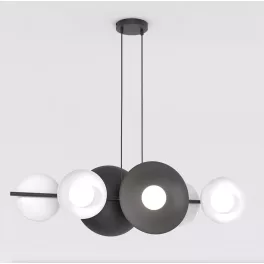   EMIBIG VOLUM 6 BL WHITE Fekete Beltéri Függőlámpa G9 IP20 EB-1484-6