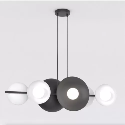 EMIBIG VOLUM 6 BL WHITE Fekete Beltéri Függőlámpa G9 IP20 EB-1484-6