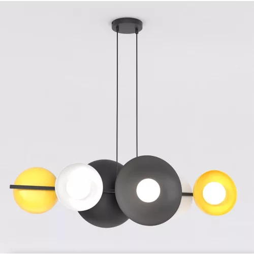EMIBIG VOLUM 6 BL MIX Fekete Beltéri Függőlámpa G9 IP20 EB-1485-6