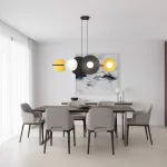 EMIBIG VOLUM 6 BL MIX Fekete Beltéri Függőlámpa G9 IP20 EB-1485-6