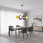 EMIBIG VOLUM 6 BL MIX Fekete Beltéri Függőlámpa G9 IP20 EB-1485-6