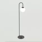 EMIBIG FLOR LP1 BLACK Fekete Beltéri Állólámpa E14 IP20 EB-1495-LP1