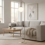EMIBIG FLOR LP1 MOKKA Bézs Beltéri Állólámpa E14 IP20 EB-1497-LP1